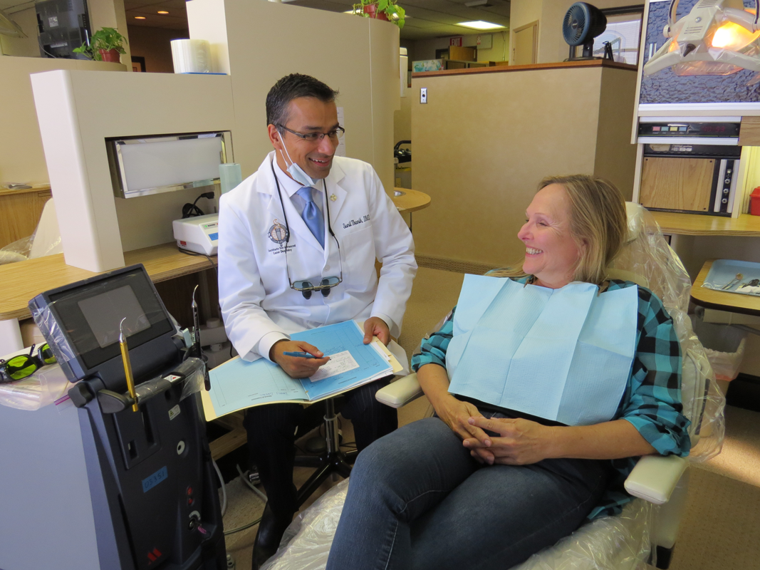 IALD training providing free dental care to patients